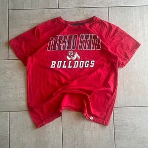 Red Fresno State Bulldogs t-shirt